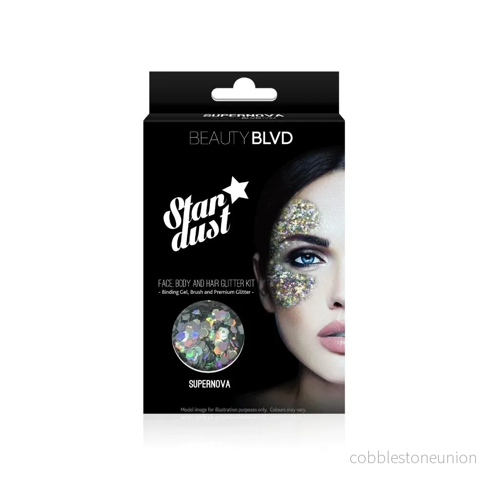 Beauty Blvd, Stardust Supernova, Löst glitterögonskuggspulver, 75 g Beauty Blvd, Stardust Supernova, Löst glitterögonskuggspulver, 75 g