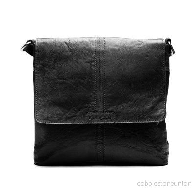 Springfield Flapbag skinn svart 385SP-100