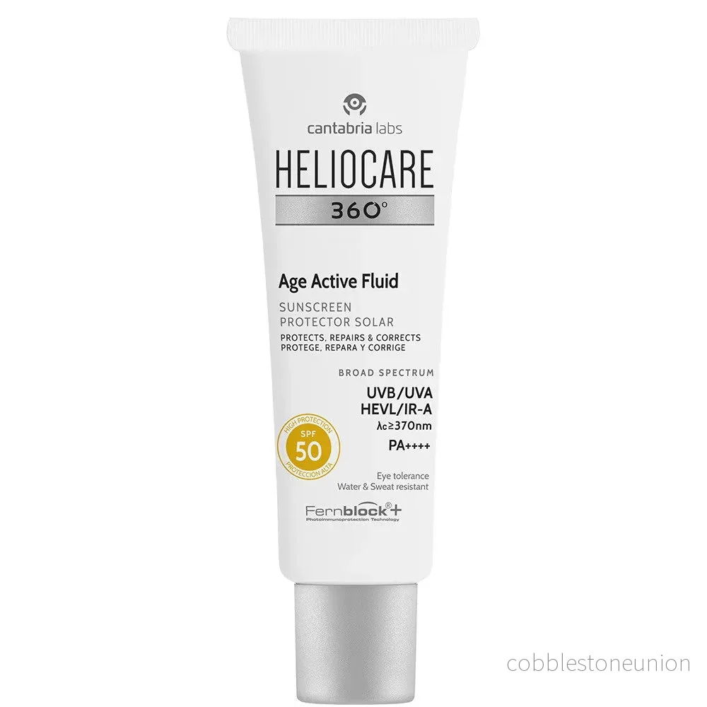 Cantabria Labs, Heliocare 360º, Solskydd, Dag, Fluid, För Ansiktet, SPF 50, 50 ml