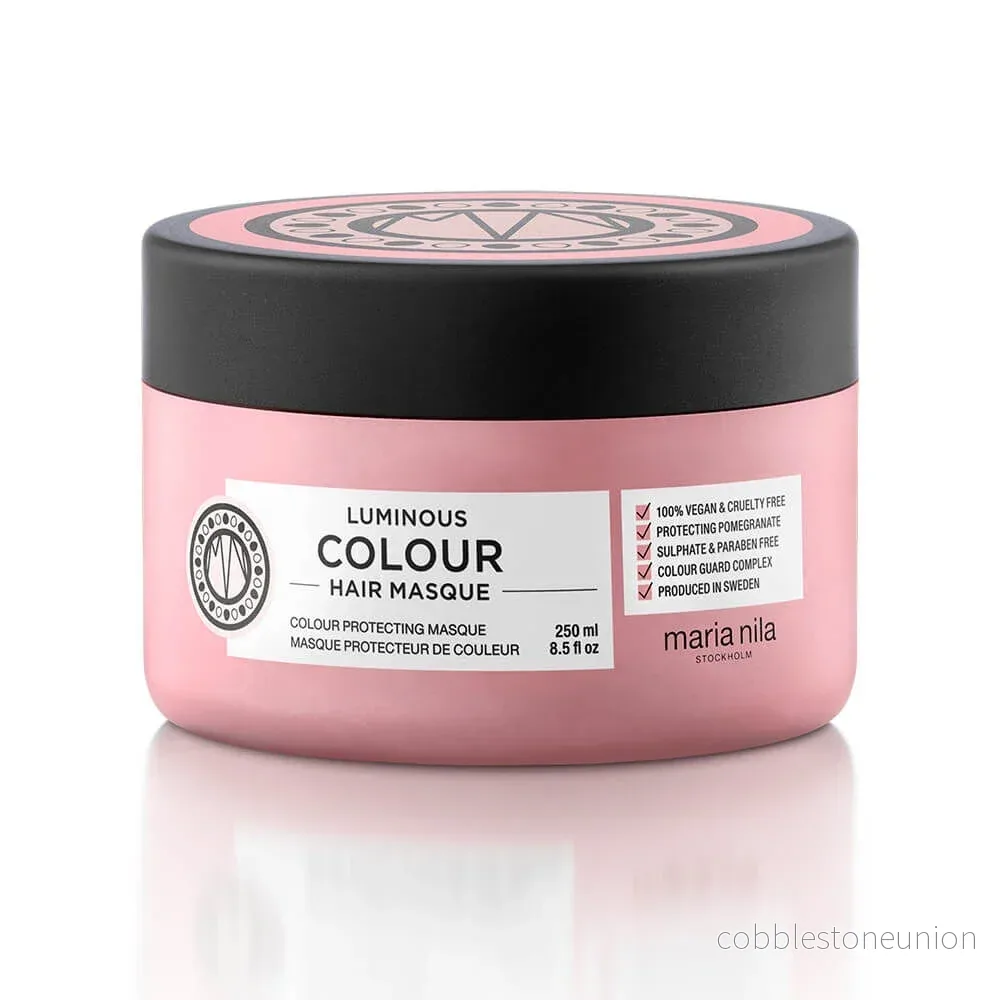 Maria Nila, Luminous Colour, Djurförsöksfri, Hårbehandlingskrämmask, För färgskydd, 250 ml Maria Nila, Luminous Colour, Djurförsöksfri, Hårbehandlingskrämmask, För färgskydd, 250 ml
