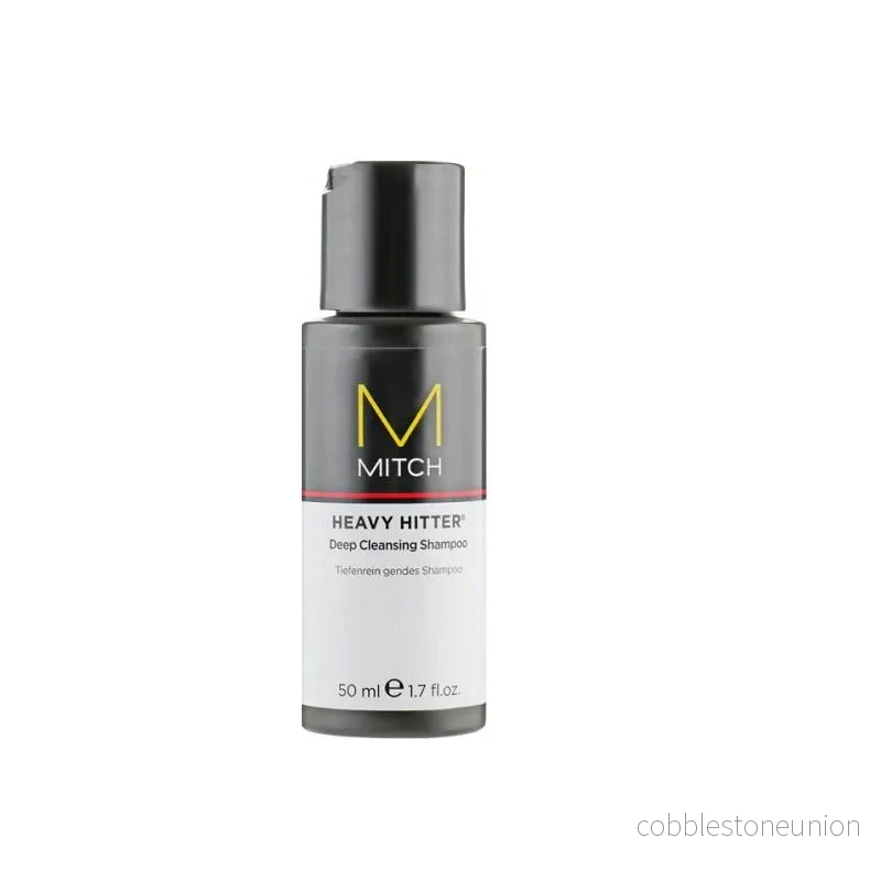 Mitch by Paul Mitchell, Kraftfull Hårvård, Parabenfri, Schampo, Djuprengöring, 50 ml Mitch by Paul Mitchell, Kraftfull Hårvård, Parabenfri, Schampo, Djuprengöring, 50 ml