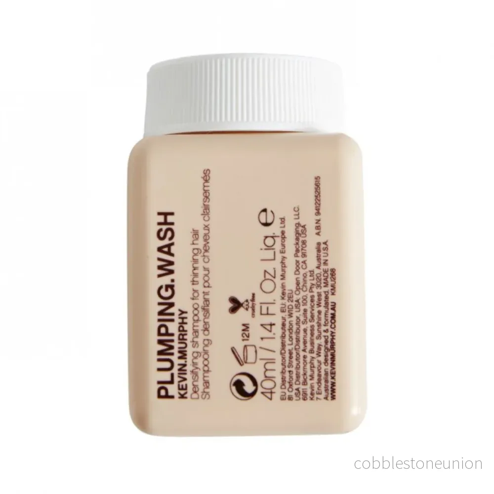 Kevin Murphy, Plumping Wash, Hårschampo, Förtätning, 40 ml Kevin Murphy, Plumping Wash, Hårschampo, Förtätning, 40 ml