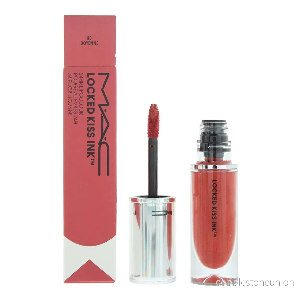 MAC, Locked Kiss Ink, Liquid Lipstick, 80, Doyenne, 4 ml MAC, Locked Kiss Ink, Liquid Lipstick, 80, Doyenne, 4 ml