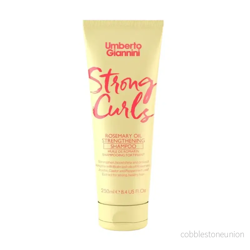 Umberto Giannini, Strong Curls, Hårschampo, Stärkande, 250 ml