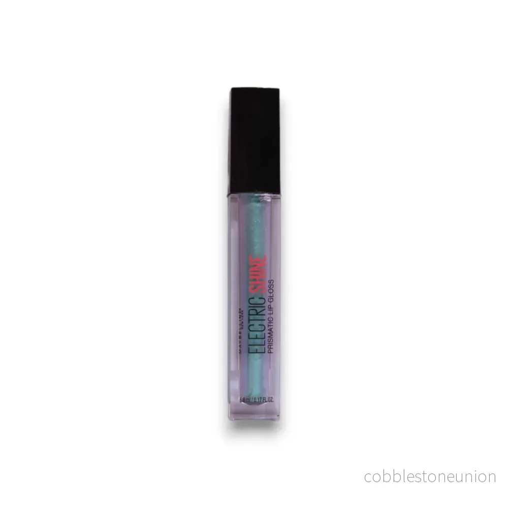 Maybelline, Electrio Shine Prismatic, Lip Gloss, 165, Electric Blue, 5 ml Maybelline, Electrio Shine Prismatic, Lip Gloss, 165, Electric Blue, 5 ml