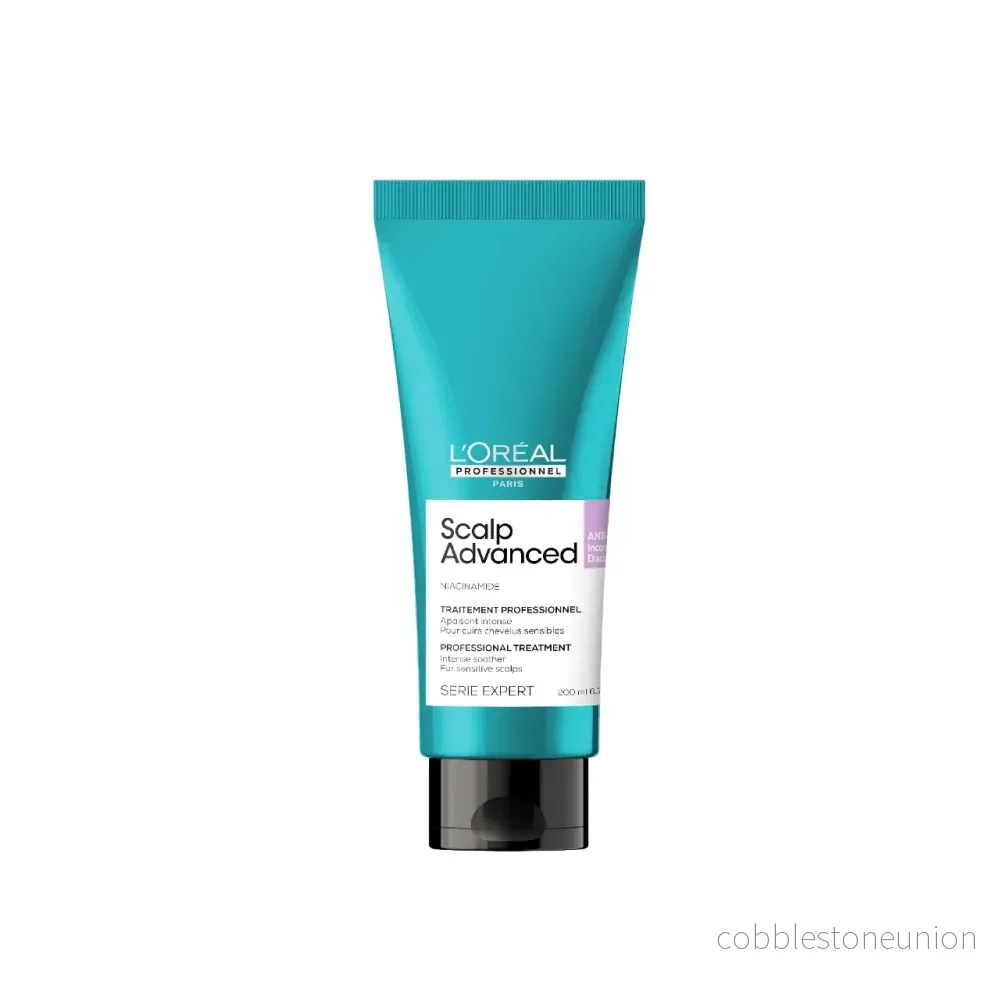 L’Oreal Professionnel, Serie Expert Scalp Advanced, Leave-in-krämbehandling för hår, Mot obehag, 200 ml L’Oreal Professionnel, Serie Expert Scalp Advanced, Leave-in-krämbehandling för hår, Mot obehag, 200 ml