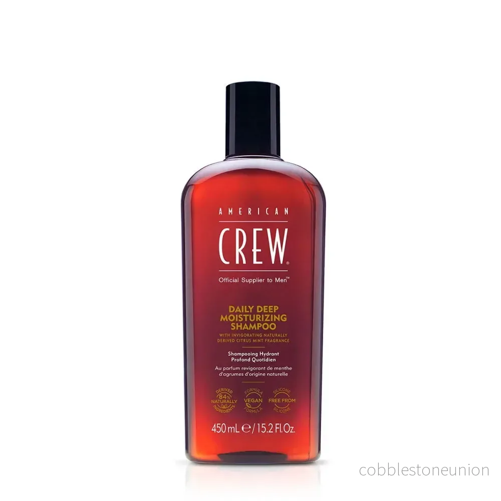 American Crew, Daily Deep Moisturizing, Vegan, Schampo, För näring, 450 ml