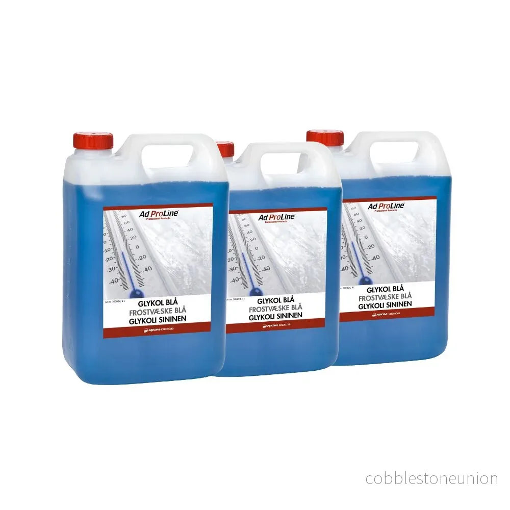 Glykol Blå 3×4 Liter Glykol Blå 3×4 Liter