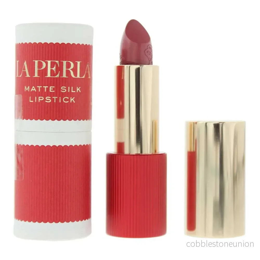La Perla, Matte Silk, Matt, Krämigt läppstift, 109, Rosewood Red, 3.5 g