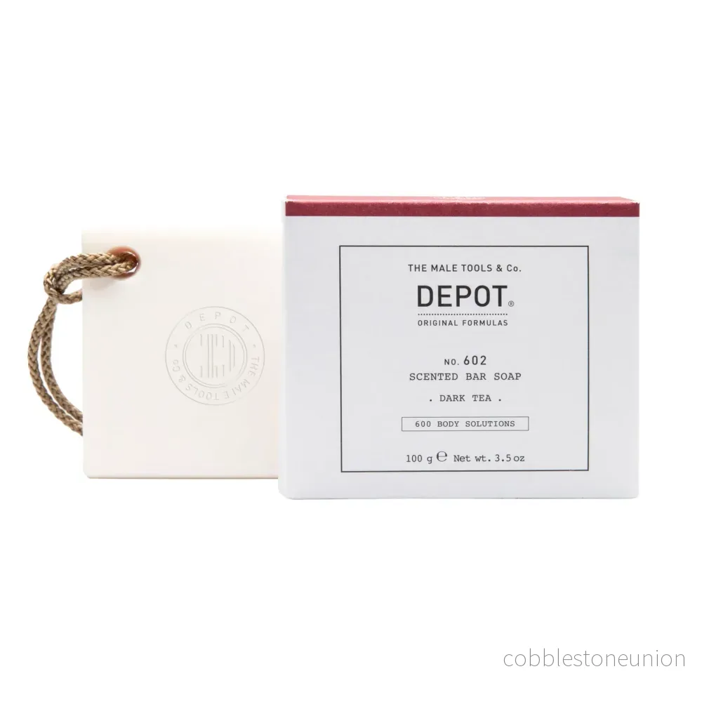 Depot, 600 Body Solutions nr 602, Botanical Complex, Cleansing, Dark Tea, Scented Soap, Aromatic Notes, 100 g Depot, 600 Body Solutions nr 602, Botanical Complex, Cleansing, Dark Tea, Scented Soap, Aromatic Notes, 100 g