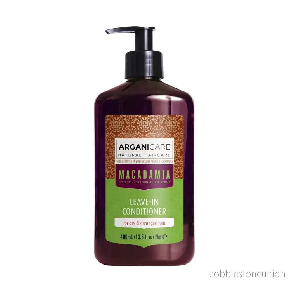Arganicare, Macadamia, Leave-in balsam, Nourishing & Repairing, 400 ml