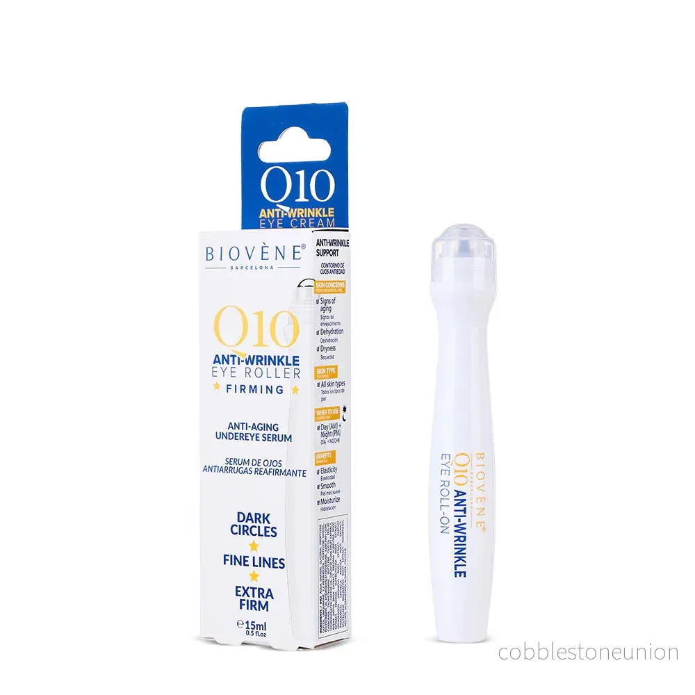 Biovene, Q10 Anti-Wrinkle, Anti-aging, Eye roll-on, 15 ml - Bild 2