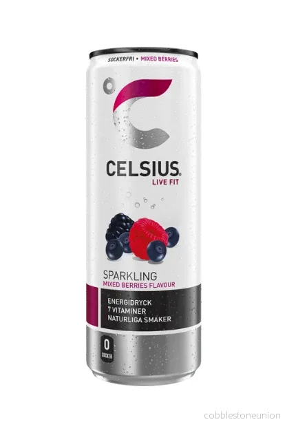 Celsius Mixed Berries 355 ml burk 24-pack