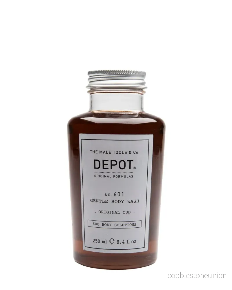 Depot, 600 Body Solutions Nr. 601, Botaniskt komplex, Rengöring, Original oud, Duschkräm, 250 ml