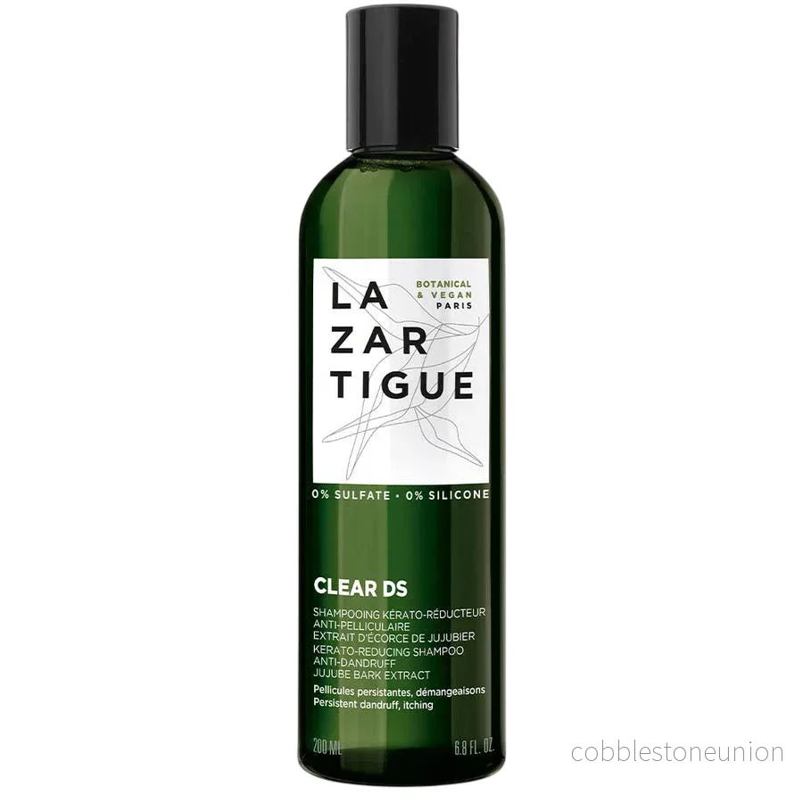 Lazartigue, Clear Ds, Hårbehandlingsschampo, Kerato-reducerande, För torr mjällig hårbotten, 200 ml Lazartigue, Clear Ds, Hårbehandlingsschampo, Kerato-reducerande, För torr mjällig hårbotten, 200 ml