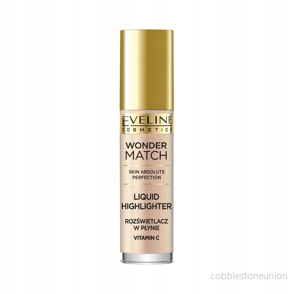 Eveline Cosmetics, Wonder Match, Vitamin C, Uppljusande, Flytande highlighter, 01, För ansiktet, 4.5 ml Eveline Cosmetics, Wonder Match, Vitamin C, Uppljusande, Flytande highlighter, 01, För ansiktet, 4.5 ml