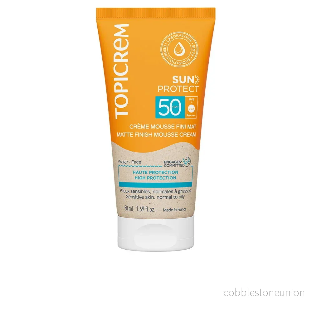 Topicrem, Sun Protect, Hydrating & Protective, Before Sun Exposure, Mousse, For Face & Body, SPF 50, 50 ml