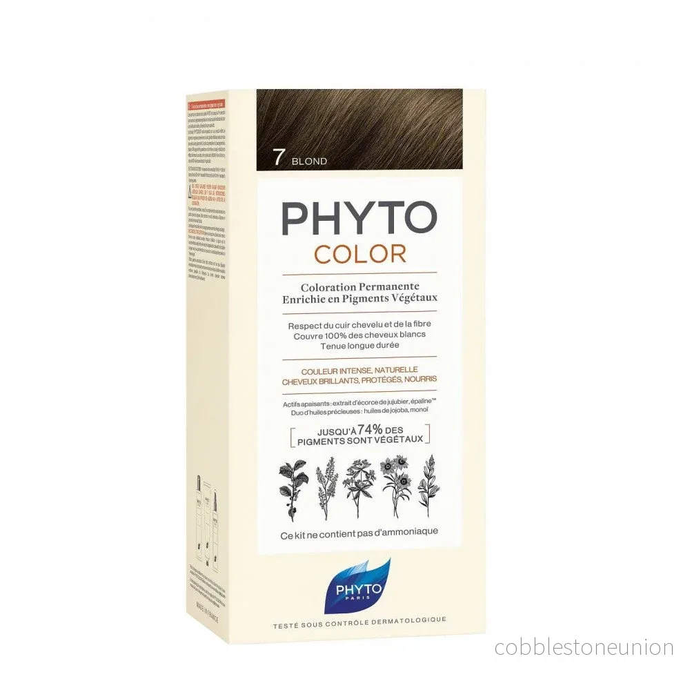 Phyto, Color, Permanent hårfärg, 7 , 50 ml