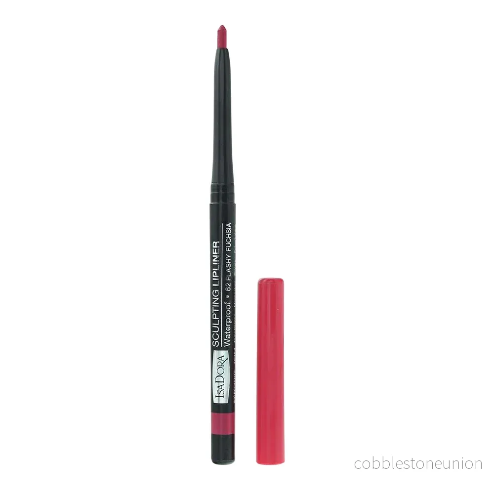 IsaDora, Sculpting, Waterproof, Retractable, Lip Pencil, 62, Dazzling Fuchsia, 0.3 g