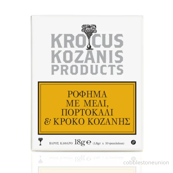 Saffran Ört Te med Honung & Apelsin 10p ’Krocus Kozanis Products’