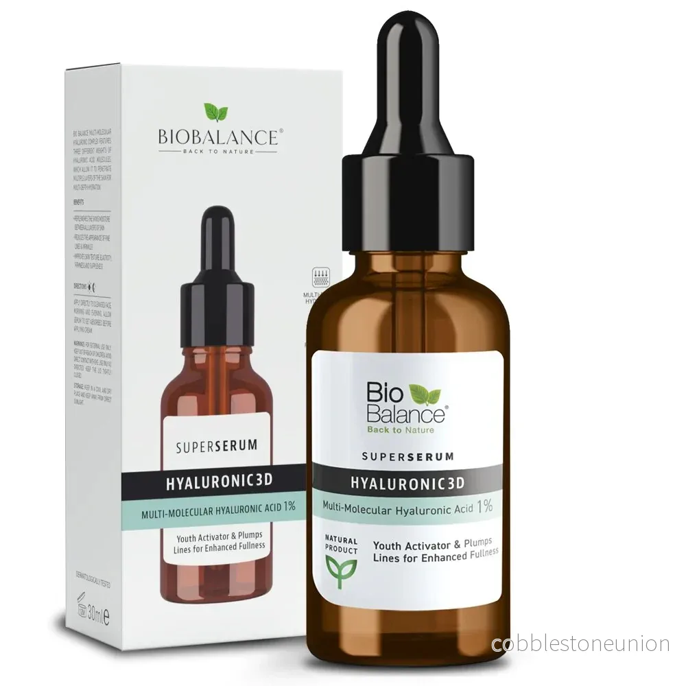 Bio Balance, Hyaluronic 3D, Hydrating & Plumping, Dag & Natt, Serum, För ansiktet, 30 ml