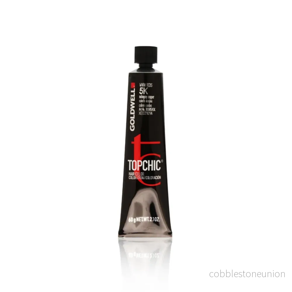 Goldwell, TopChic, Permanent Hair Color, 5K Mahogany Copper, 60 ml Goldwell, TopChic, Permanent Hair Color, 5K Mahogany Copper, 60 ml
