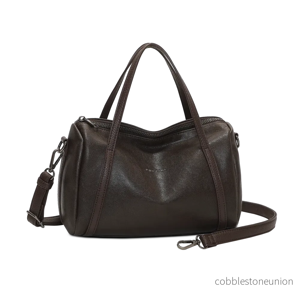 Puccini Handbag Claire mörkbrun Puccini Handbag Claire mörkbrun