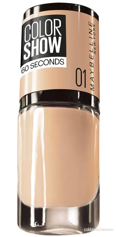 Maybelline, Color Show 60 Seconds, Nagellack, Nr 1, Gå naken, 7 ml Maybelline, Color Show 60 Seconds, Nagellack, Nr 1, Gå naken, 7 ml