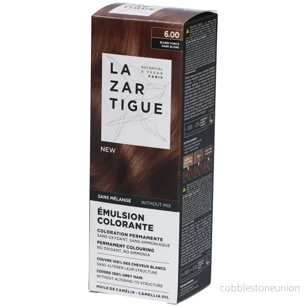 Lazartigue, Emulsion Colorante, Permanent hårfärg, 6.00 Mörkblond, 60 ml Lazartigue, Emulsion Colorante, Permanent hårfärg, 6.00 Mörkblond, 60 ml