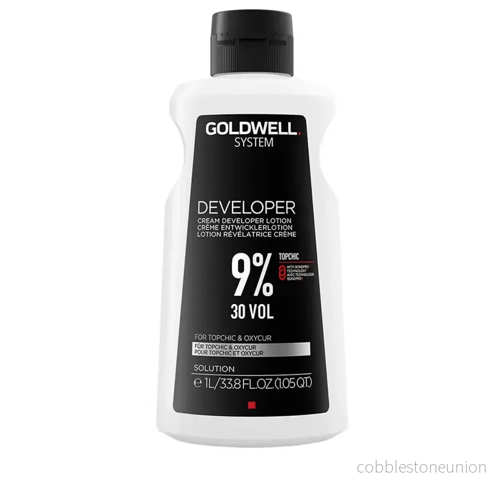 Goldwell, System, Hair Developer Lotion, 9%, 30 vol, 1000 ml