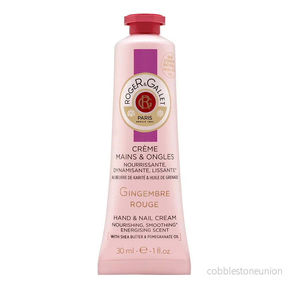 Roger & Gallet, Gingembre Rouge, Återfuktande, Hand- och nagelkräm, 30 ml Roger & Gallet, Gingembre Rouge, Återfuktande, Hand- och nagelkräm, 30 ml