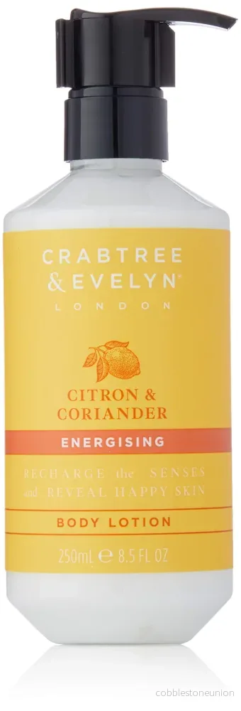 Crabtree & Evelyn, Citron & Coriander, Revitalisering, Kroppslotion, Hela kroppen, 250 ml Crabtree & Evelyn, Citron & Coriander, Revitalisering, Kroppslotion, Hela kroppen, 250 ml