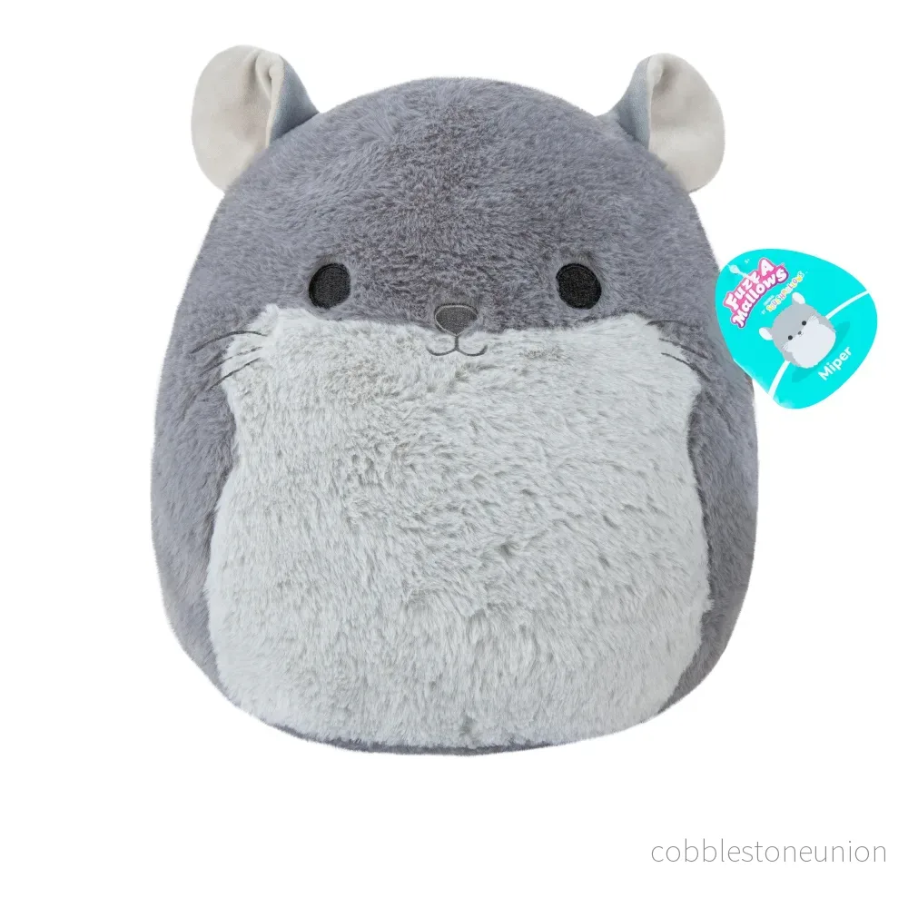 Squishmallows 30 Cm Fuzz A Mallows Miper The Chinchilla