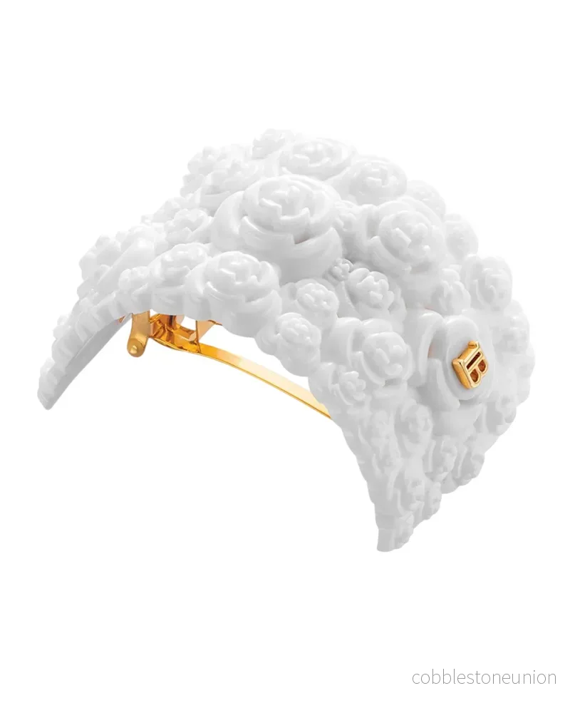 Balmain, Printemps Floral, Hair Claw, White