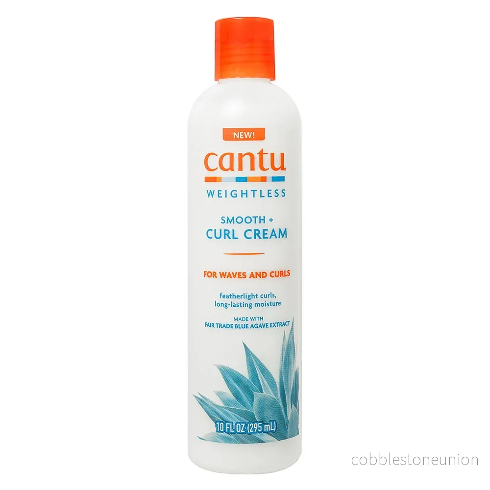 Cantu, Weightless Smooth + Curl, Leave-in-krämbehandling för hår, Lockdefiniering, 295 ml Cantu, Weightless Smooth + Curl, Leave-in-krämbehandling för hår, Lockdefiniering, 295 ml