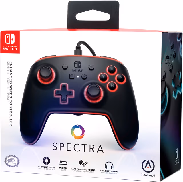 PowerA Enhanced Wired kontroll Spectra för Nintendo Switch (svart) - Bild 2