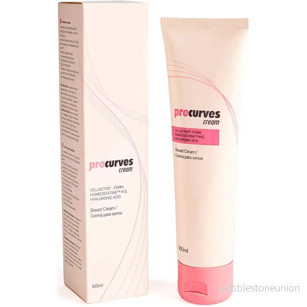 Procurves, Procurves+, Bröstförstoring, Lokal behandlingskräm, 100 ml Procurves, Procurves+, Bröstförstoring, Lokal behandlingskräm, 100 ml