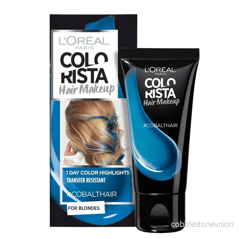 L’Oreal Paris, Colorista Hair Makeup, Semi-permanent hårfärg, #COBALTHAIR, 30 ml