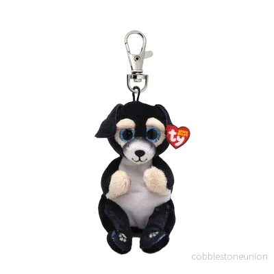 Ty Beanie Bellies Clip-On Ranger The Black Dog