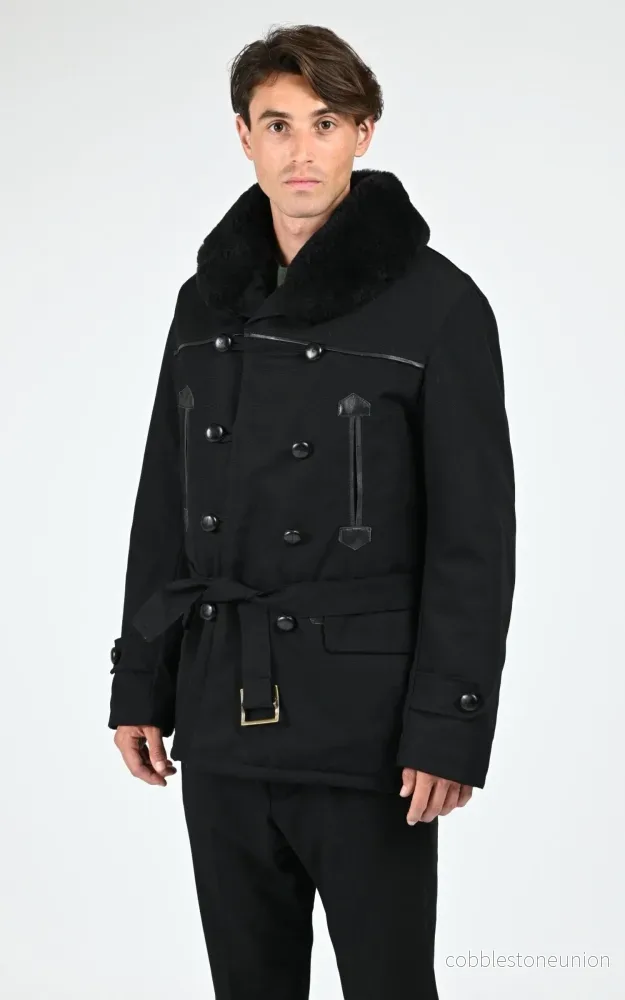 Authentic Black Canvas Canadian Jacket – Men Authentic Black Canvas Canadian Jacket – Men