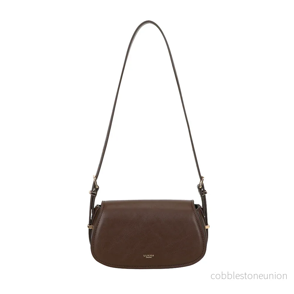 Ulrika Design Sadelväska Minimalism mörkbrun