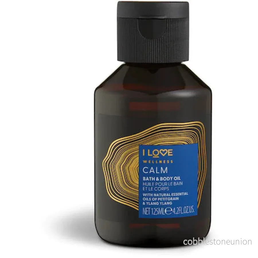 I Love, Wellness Calm, Vitamin E, Hydra-närande, Lavendel, Kroppsolja, 125 ml