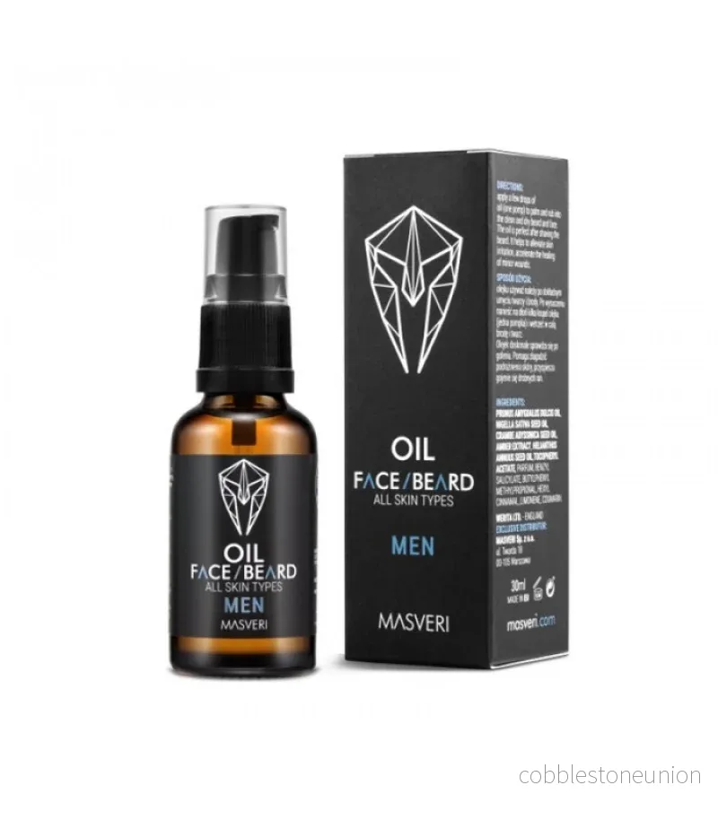 Masveri, Masveri, Skäggolja, Parabenfri, För återfuktning, 30 ml Masveri, Masveri, Skäggolja, Parabenfri, För återfuktning, 30 ml