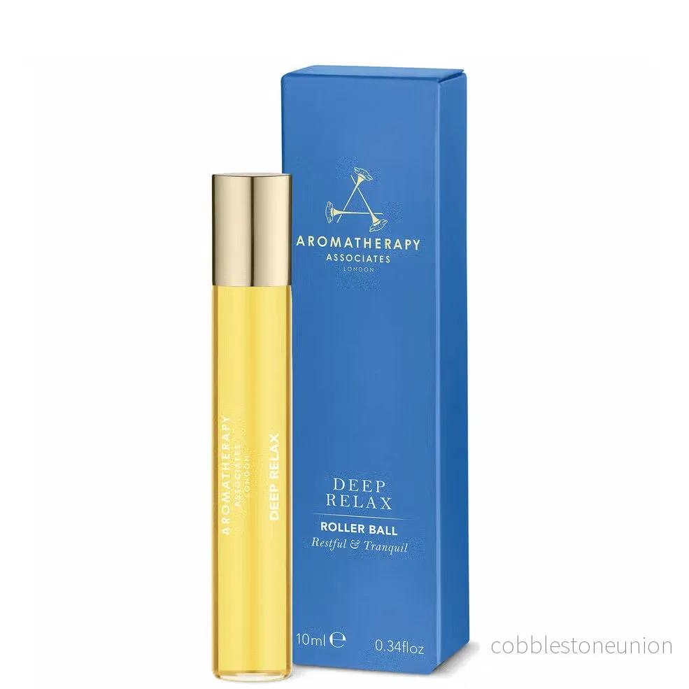 Aromatherapy Associates, Deep Relax, kamomill, natt, avslappnande, roll-on kroppsolja, vetiver, kamomill och sandelträ, 10 ml - Bild 2
