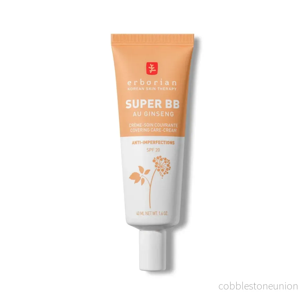 Erborian, Super BB, Ginseng, Hög täckning, BB-kräm, Dore, SPF20, 40 ml