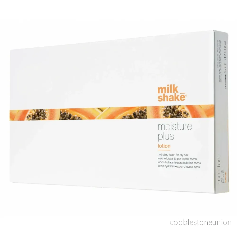 Set, Milk Shake, Moisture Plus, Parabenfri, Hårlotion, För återfuktning, 6 st, 12 ml - Bild 2
