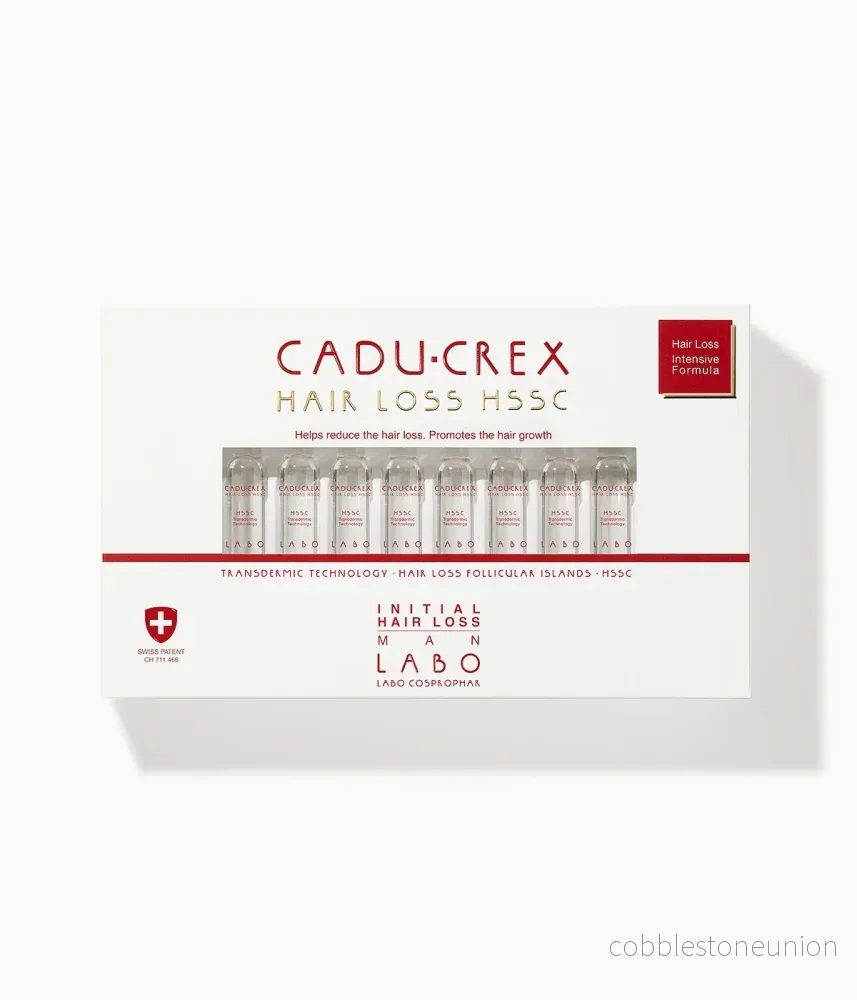 Set, Labo Suisse, Cadu-Crex Initial Stage, Mot håravfall, Ampullbehandlingsserum, För hårbotten, För män, 20 st, 3.5 ml Set, Labo Suisse, Cadu-Crex Initial Stage, Mot håravfall, Ampullbehandlingsserum, För hårbotten, För män, 20 st, 3.5 ml
