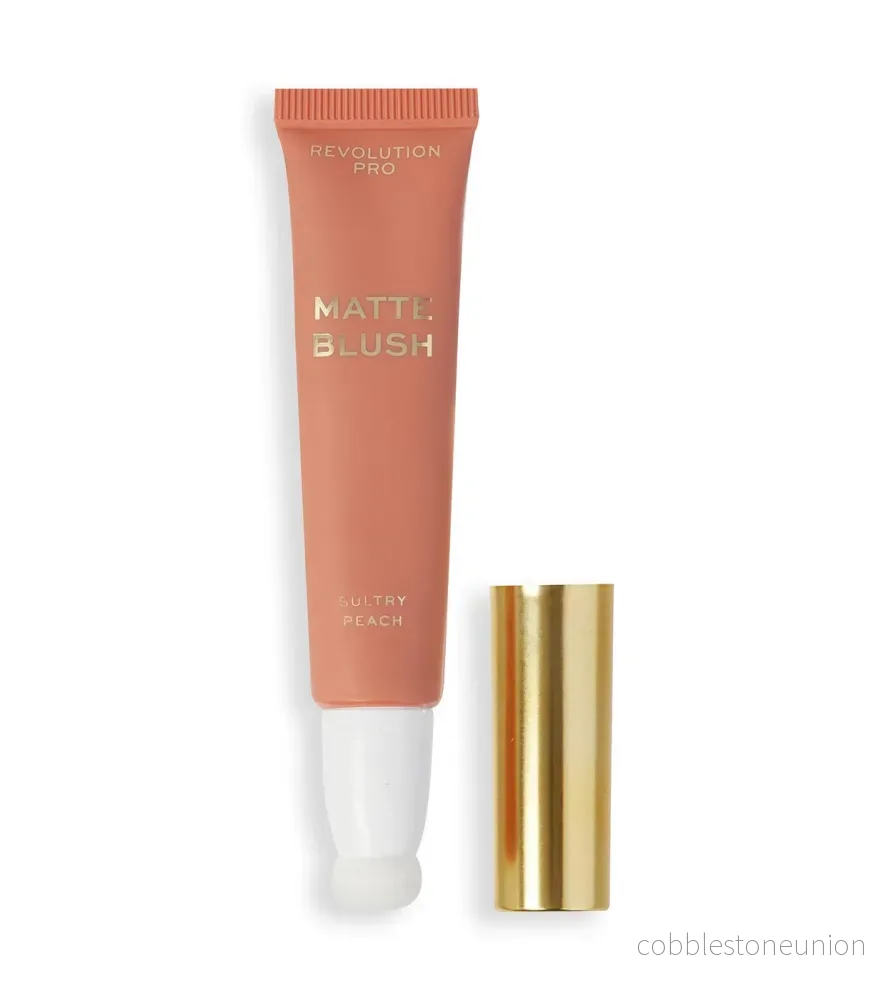 Revolution Pro, Iconic Matte, Cream Blusher, Smothered Peach, 15ml