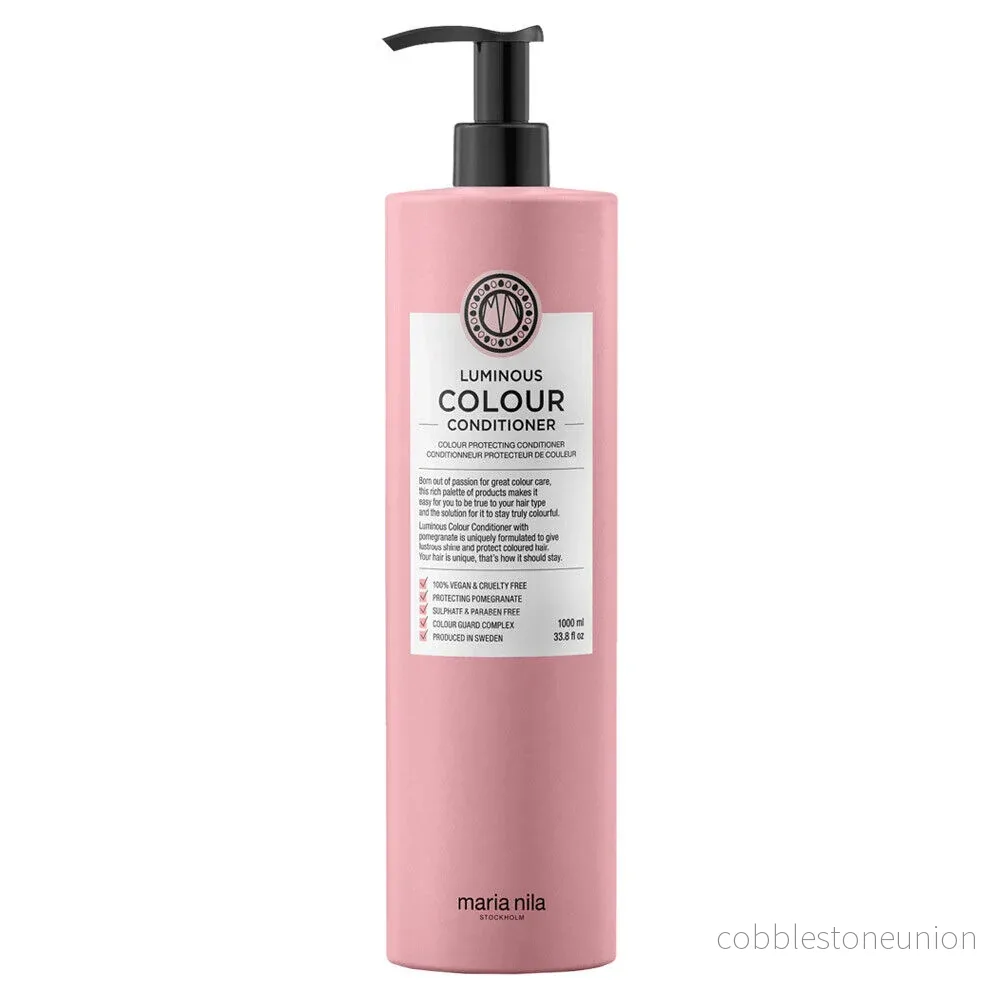Maria Nila, Luminous Colour, Cruelty-Free, Balsam, Färgbevarande, 1000 ml Maria Nila, Luminous Colour, Cruelty-Free, Balsam, Färgbevarande, 1000 ml