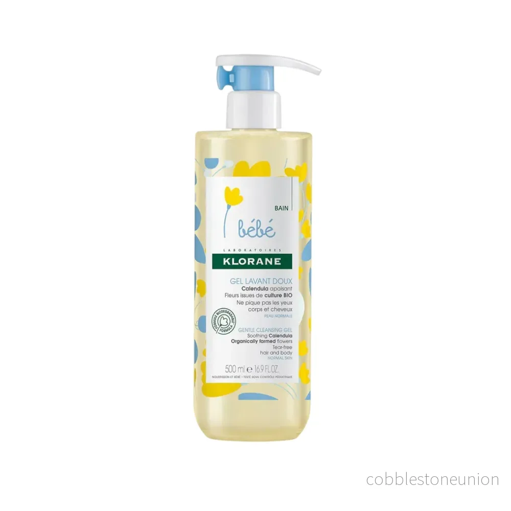 Klorane, Baby, Gentle Cleansing Gel, Hair & Body, All Skin Types, 500 Klorane, Baby, Gentle Cleansing Gel, Hair & Body, All Skin Types, 500